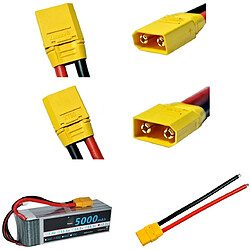 5 paires de connecteurs XT90H de haute qualité, mâle-femelle avec passe-fil, connecteurs de batterie modèle RC Lipo