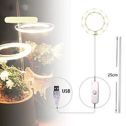 Avis LED élèvent La Lampe Légère Pour Plante En Pot D'intérieur à Spectre Complet à Tête Unique Jaune