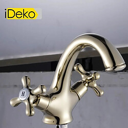 Avis iDeko®Robinet Mitigeur lavabo doré & Flexible