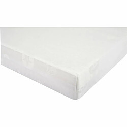 Domiva Matelas bébé droit polybambou déhoussable lavable - Blanc - 100 x 50 cm