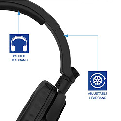 Acheter Casque audio gaming stéréo Playstation 4Gamers PRO4-50s sous Licence Officielle pour PS4 et PS5 Noir