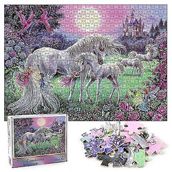 Universal Puzzle en bois de 1000 licornes jeu de jouets de décompression 