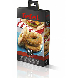 TEFAL Accessoires XA801612 Lot de 2 plaques bagels Snack Collection