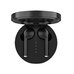 Universal Bouchon d'oreille sans fil tw40 bluetooth v5.0 casque stéréo sport micro intégré tws casque noir 