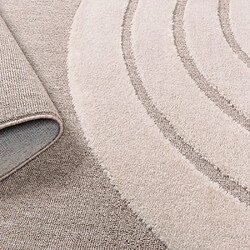 Jardindeco Tapis intérieur en polyester Fantine arc en ciel 160 x 230 cm.