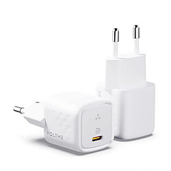 Voltme Revo 140 Chargeur GaN 140W, 2x USB-C (140W/100W), 1x USB-A 22,5W blanc