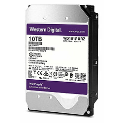 Western Digital WD PURPLE 10 To - 3.5'' SATA III 6 Go/s - Cache 256 Mo - Violet