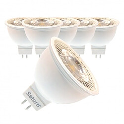 Saturn LOT DE 6 SPOT LED GU53 3K 7 WATTS