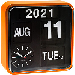 Karlsson Horloge en plastique Mini Flip 24.5 cm Orange.