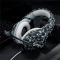 Avis Universal Casque de camouflage, casque de jeu, casque de jeu, microphone pour téléphone portable, tablette |