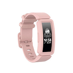 Wewoo Bracelet pour montre connectée Smartwatch avec en silicone Fitbit Inspire HR rose pâle