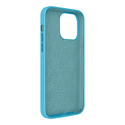 Coque pour iPhone 14 Pro Semi-rigide Fine Légère Intérieur Doux Moxie bleu clair