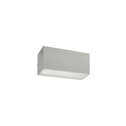 Boutica-Design Applique Gris aluminium ASKER 46W Max 11cm 1513AL 