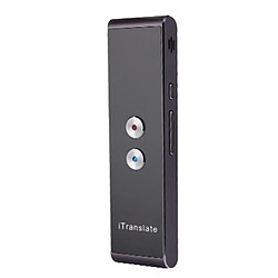 Wewoo T8 Handheld Pocket Smart Translator Traducteur de la parole en temps réel avec double micro, soutien 33 langues noir