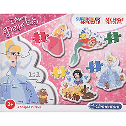 Clementoni- My First Puzzles-Princess-3-6-9-12 pièces- 20813 