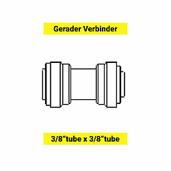 ich-zapfe Connecteur réducteur droit 1/2" à 3/8" 