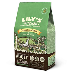 NC Croquettes Sans Céréales à l'Agneau nourri à l'Herbe pour Chiens - Lily's Kitchen - 2,5Kg