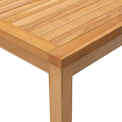 Acheter vidaXL Table à dîner de jardin 110x110x77 cm Bois de teck solide