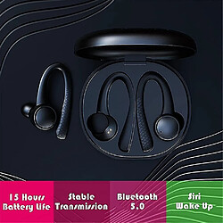 Acheter Universal YH-Wireless Bluetooth 5.0 casque In-auriculaire Microphone intégré avec boîtier de charge (bleu)