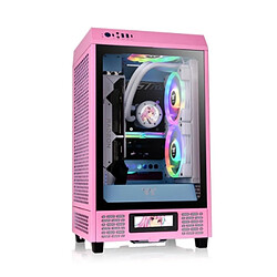 Boîtier ATX semi-tour THERMALTAKE THE TOWER 200 Rose