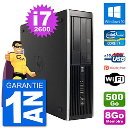 PC HP Compaq 6200 Pro SFF Intel i7-2600 RAM 8Go Disque Dur 500Go Windows 10 Wifi · Occasion 