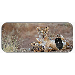 Universal (750x300x3) xxl jeu grand coussin de souris bébé animal grand chat lion lion lion pads en caoutchouc non glissant