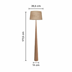 Acheter Aluminor Lampadaire salon Lampadaire TOTEM Bois