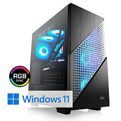 CSL-Computer Gaming PC M10190H PC Gaming CSL M10190H, AMD Ryzen 7 7800X3D (8x 4200 MHz), GeForce RTX 4070, 32 Go DDR5 RAM, M.2 SSD 1000 Go, Windows 11 Famille