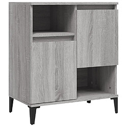 Maison Chic Buffet,Meuble de Rangement,commode pour salon,Cuisine Sonoma gris 60x35x70 cm Bois d'ingénierie -MN55778