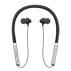 Wewoo Cou Type Suspendu Sport Basse Stéréophonique Attraction Magnétique Bluetooth V5.0 Casque (Noir)