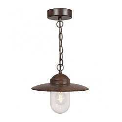 Luminaire Center Suspension rouillée d'extérieur LUXE 24 Cm 