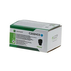 C232HC0 - Toner cyan Lexmark LRP de haute capacité