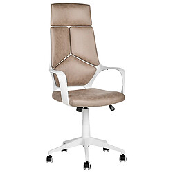 Beliani Chaise de bureau Beige sable DELIGHT pas cher