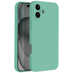 Roar Coque pour iPhone 16 Plus Silicone Mat Soft Touch Caméra Protégée Vert Pâle 