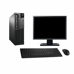 PC Lenovo M91p SFF Ecran 19" Intel i5-2400 RAM 16Go Disque 500Go Windows 10 Wifi - Occasion