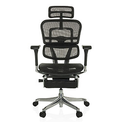 Chaise de bureau / Fauteuil de direction ERGOHUMAN PLUS LEGPRO GEN2 Tissu maille noir hjh OFFICE