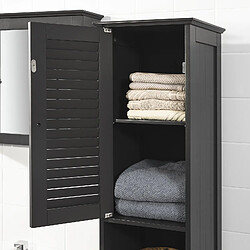 Acheter SoBuy FRG236-DG Meuble Rangement Salle de Bain Armoire Haute Meuble Colonne Placard de Rangement