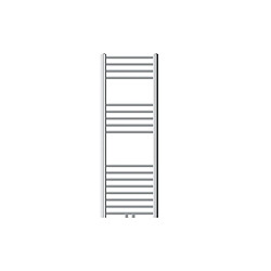 LuxeBath Radiateur sèche-serviette droite en acier chrome connexion central 40 x 120 cm 