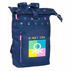 Sacoche pour Portable Benetton Cool Blue marine 28 x 42 x 13 cm 