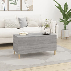 Avis Maison Chic Tabls basse,Table Console pour salon Sonoma gris 90x44,5x45 cm Bois d'ingénierie -MN34064