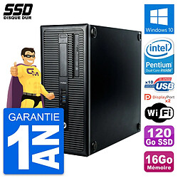 PC Tour HP ProDesk 600 G1 Intel Pentium G3220 RAM 16Go SSD 120Go Windows 10 Wifi · Occasion 