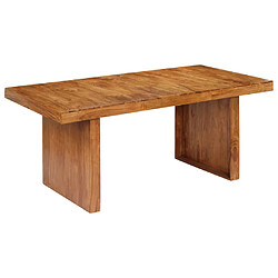 vidaXL Table de salle à manger 180x90x75 cm Bois solide d'acacia 