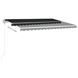 Avis Maison Chic Auvent automatique | Store banne extérieur | Marquise capteur de vent et LED 400x350 cm Anthracite -MN29162