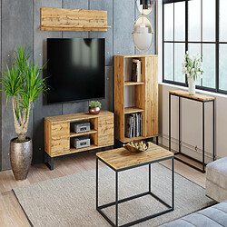 Avis HT MEUBLES Meuble TV style industriel FLINT TV