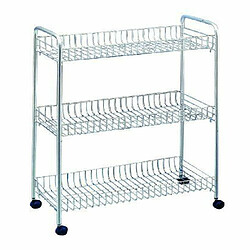 Metaltex Slim deluxe / 341503039 Chariot multiusage 3 étages 56 x 23 x 84 cm Polytherm Import Allemagne