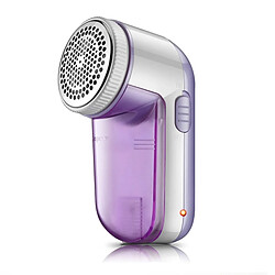 Wewoo AC 100-240V rechargeable enlever le dissolvant de charpie de tissu de peluches violet