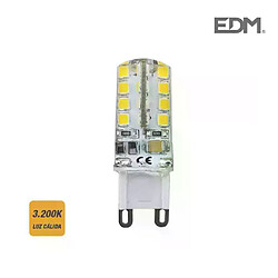 Edm Ampoule LED G9 2,5W équivalent à 25W - Blanc Chaud 3200K