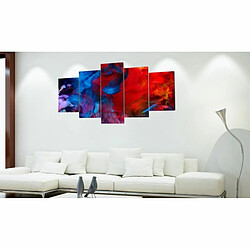 Paris Prix Tableau Imprimé Dance of Colourful Flames 100 x 200 cm