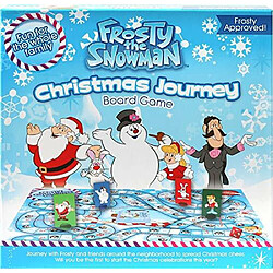 AQUARIUS Frosty The Snowman Jeu de sociAtA A cadeau de NoAl familial amusant pour enfants et adultes A Sous licence officielle Frosty The Snowman Marchandise et objets de collection