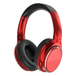 Universal Rouge Bluetooth 5.0 Casque sans fil Casque haute fidélité Sport Jeu pliable dans casque Stéréo avec microphone Carte TF MP3 Accessibilité | Casque Bluetooth